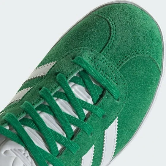adidas Gazelle green/cloud white/gold metallic (Junior)