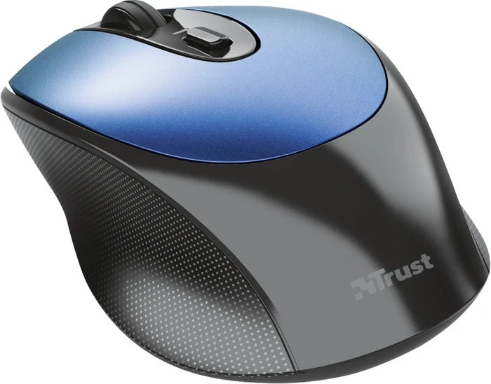 Trust Zaya Rechargeable Wireless Mouse blau/schwarz, USB