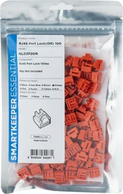 SmartKeeper RJ-45 Portblocker, Essential Basic, NL03, orange, 100er-Pack