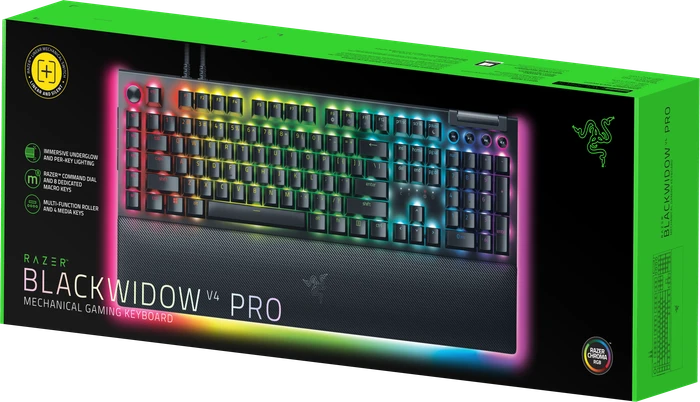 Razer BlackWidow V4 Pro, Razer YELLOW Linear Gen-3, USB, FR