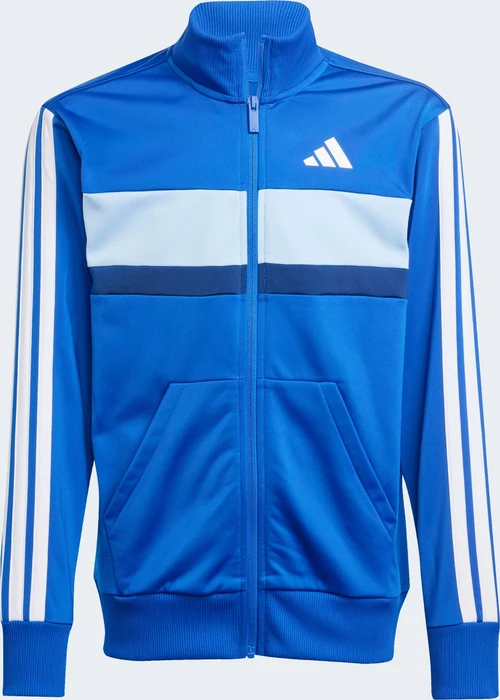 adidas Seasonal Essentials Tiberio 3-Streifen Tricot Trainingsanzug royal blue/white/glow blue (Junior)