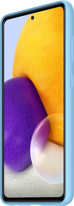 Samsung Silicone Cover für Galaxy A72 blau