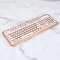 Azio Retro Classic, Posh, weiß/kupfer, Kailh Typelit, USB, US Vorschaubild