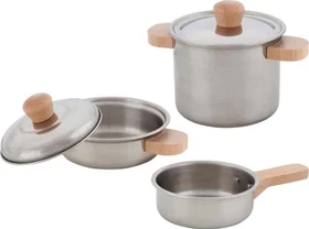 Goki Kochset Sterneküche, 2 Töpfe und 1 Pfanne