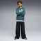Puma ESS No. 1 Logo Fleece Hoodie emerald ice (Junior) Vorschaubild