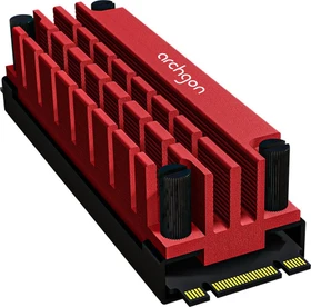 Archgon HS-1110 Kühlkörper für M.2 2280 SSD, rot