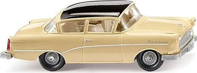 Wiking Opel Rekord P1 grünbeige mit schwarzem Dach