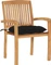 vidaXL Teak Stapelsessel-Set, 2-tlg. Vorschaubild