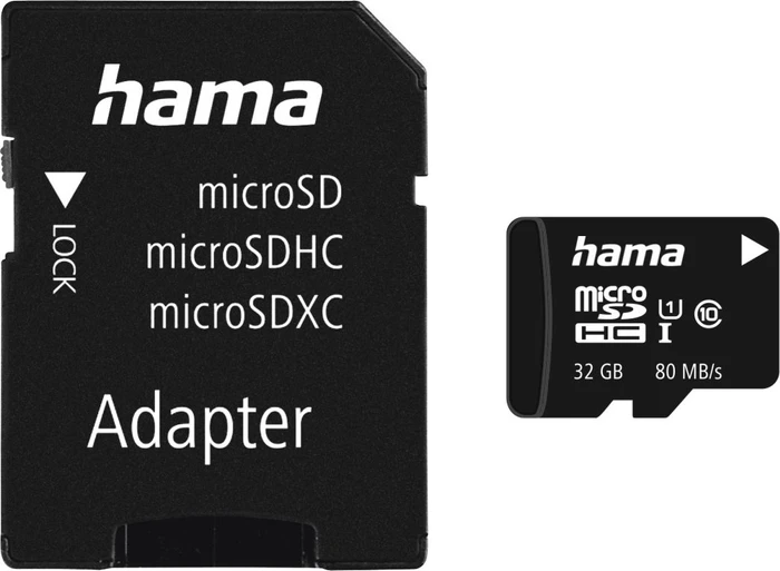 Hama R80 32GB Kit, UHS-I, Class 10