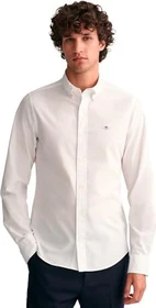 Gant Slim Fit Classic Popeline Hemd langarm weiß (Herren)