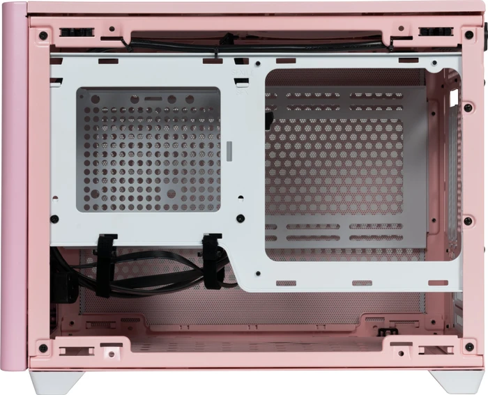 Cooler Master MasterBox NR200P Color Edition Flamingo Pink, Glasfenster, Mini-ITX