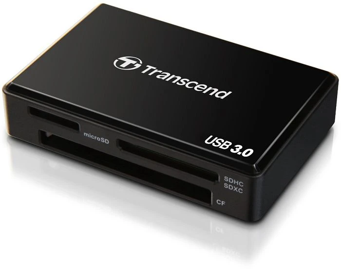 Transcend RDF8 schwarz Multi-Slot-Cardreader, USB 3.0 Micro-B [Buchse]