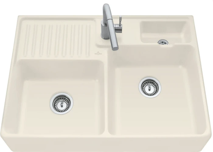 Villeroy & Boch Spülstein Becken rechts ivory