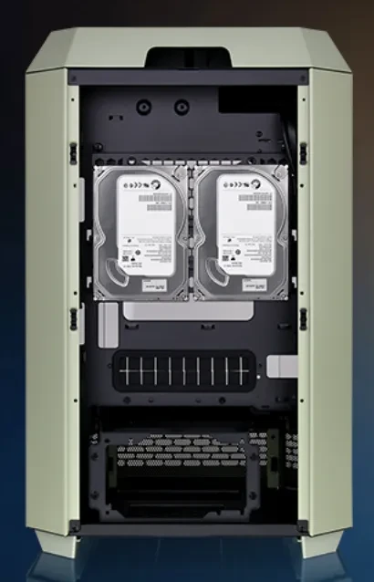 Thermaltake The Tower 300 Matcha Green, grün, Glasfenster