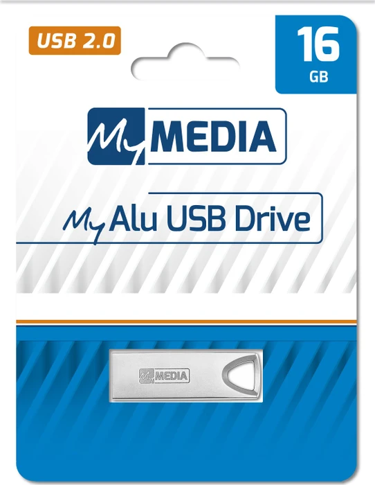 Verbatim MyMEDIA MyAlu 16GB, USB-A, USB 2.0