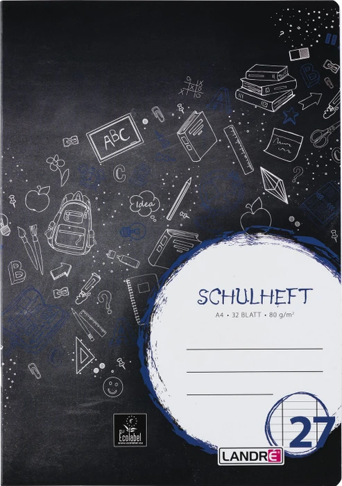 Landré Schulheft, A5, Lineatur 4, 32 Blatt