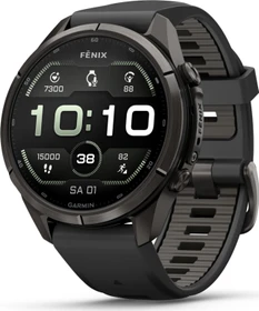 Garmin Fenix 9 Pro inReach 43mm carbon grey dlc titanium/black-pebble grey