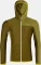 Ortovox Fleece Light Grid Hooded Funktionsjacke green moss (Herren) Vorschaubild