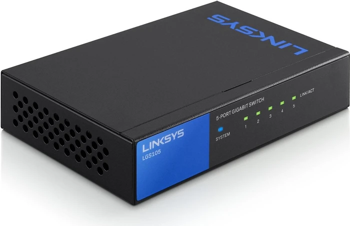 Linksys LGS100 Desktop Gigabit Switch, 5x RJ-45