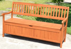 Garden Pleasure Houston Gartenbank/Gartenbox 3-Sitzer