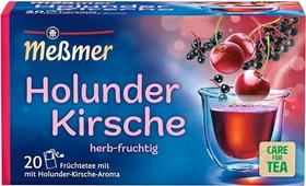 Meßmer Holunder-Kirsche Tee Beutel, 20 Stück