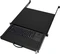 aixcase Tastaturschublade 1HE mit Tastatur + Trackball für 19"-Rack, Tastaturschublade, DE Vorschaubild