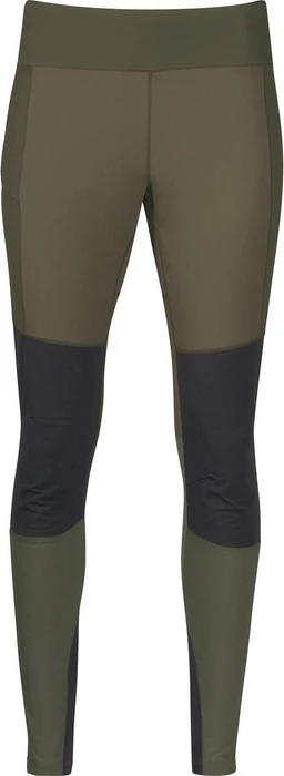 Bergans Fløyen Outdoor Tights Hose lang dark green mud/dark shadow grey (Damen)
