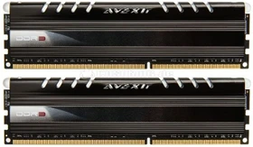 Avexir Core Series LED blau UDIMM 8GB Kit, DDR3-2800, CL12-14-14-35