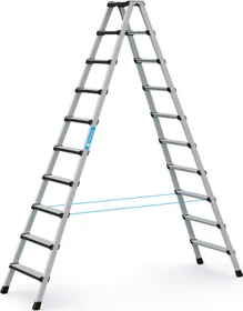 Zarges Comfortstep B Alu 2-tlg. Stehleiter, 2x 10 Stufen