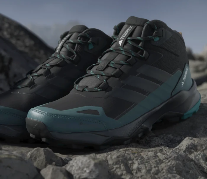 adidas Terrex Skychaser AX5 Mid GTX core black/carbon/pure teal (Herren)