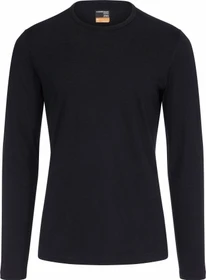 Icebreaker Merino 200 Oasis Crewe Funktionsshirt langarm schwarz (Herren)