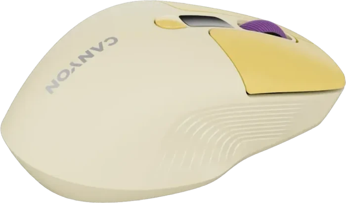 Canyon MW-26 Wireless Mouse gelb, USB/Bluetooth