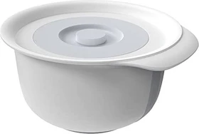 Rotho Fresh Rührschüssel inkl. Zusatzbehälter 4l cool grau