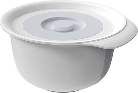 Rotho Fresh Rührschüssel inkl. Zusatzbehälter 4l cool grau