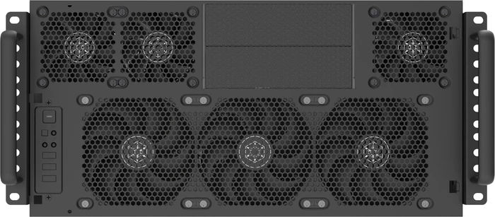 SilverStone RM53-502, Rackmount Server, schwarz/grau, 5HE, ATX