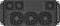 SilverStone RM53-502, Rackmount Server, schwarz/grau, 5HE, ATX Vorschaubild