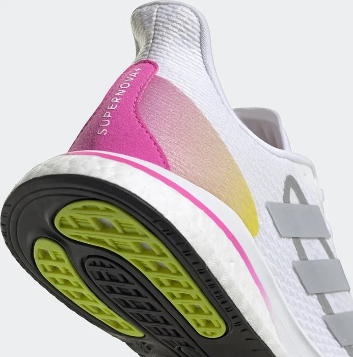 adidas Supernova+ cloud white/halo silver/screaming pink (Damen)