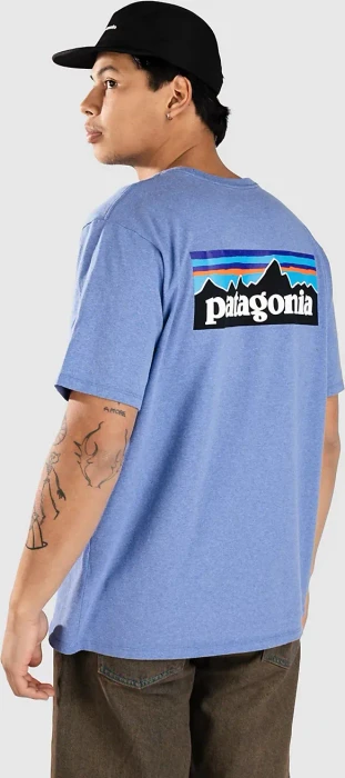Patagonia P-6 Logo Responsibili-Tee T-Shirt kurzarm abundant blue (Herren)