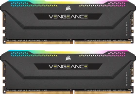 Corsair Vengeance RGB PRO SL schwarz UDIMM 32GB Kit, DDR4-3200, CL16-20-20-38