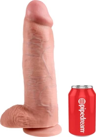 Pipedream King Cock 12" Cock with Balls flesh