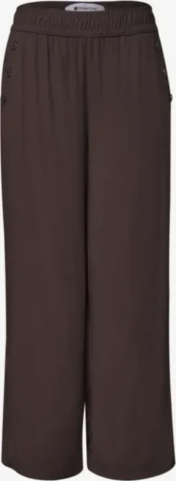 Street One High Waist Wide Leg Hose espresso brown (Damen)