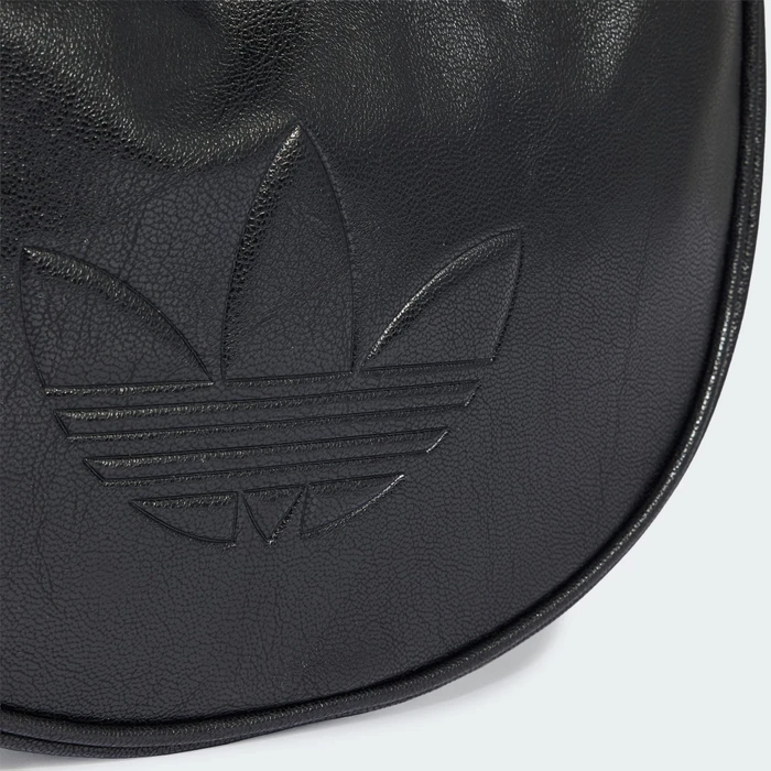 adidas Adicolor Metallic-PU Half Moon Schultertasche schwarz