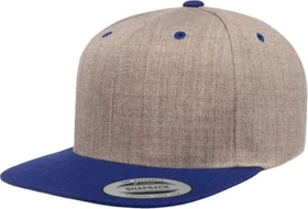 Flexfit YP Classics Premium Snapback 2-Tone Kappe heather/royal