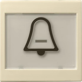 Gira System 55 Wippe abtastbar BSF Symbol Klingel, cremeweiß