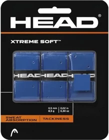 Head Xtremesoft Overgrip Griffband blau, 3 Stück
