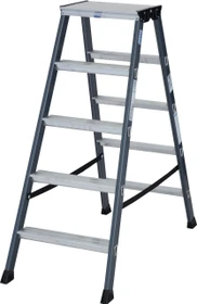 Krause Sepro D Alu 2-tlg. Stehleiter, 2x 5 Stufen