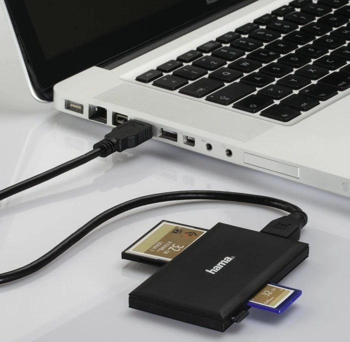 Hama USB-3.0 schwarz Multi-Slot-Cardreader, USB-A 3.0 [Buchse]