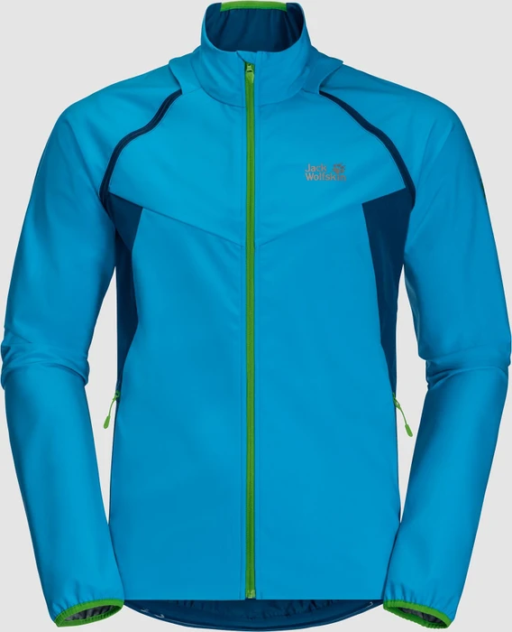 Jack Wolfskin Tandem Softshell Fahrradjacke blue jewel (Herren)
