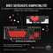 Corsair Pro Keycap Mod Kit, Kunststoff (PBT) Double-Shot, rot, 105 Tasten, ISO-DE Vorschaubild