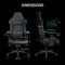 Razer Iskur V2 NewGen Gamingstuhl, schwarz Vorschaubild